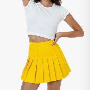 Los Angeles Apparel pleated tennis skirt mini skirt